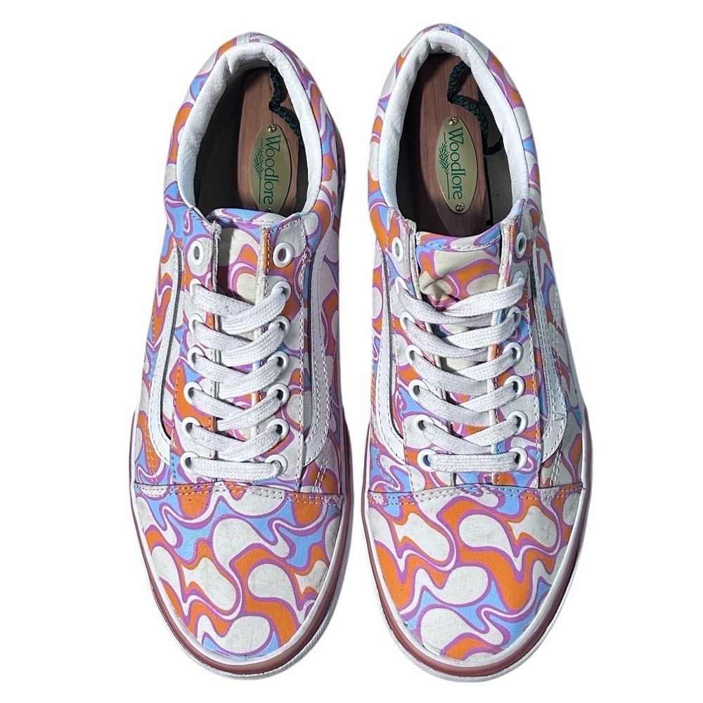 Vans Old Skool Stacked Sneaker UV Ink Peace Purple W Size 8.5, M 7 - VN0A4U154RP - Picture 2 of 7
